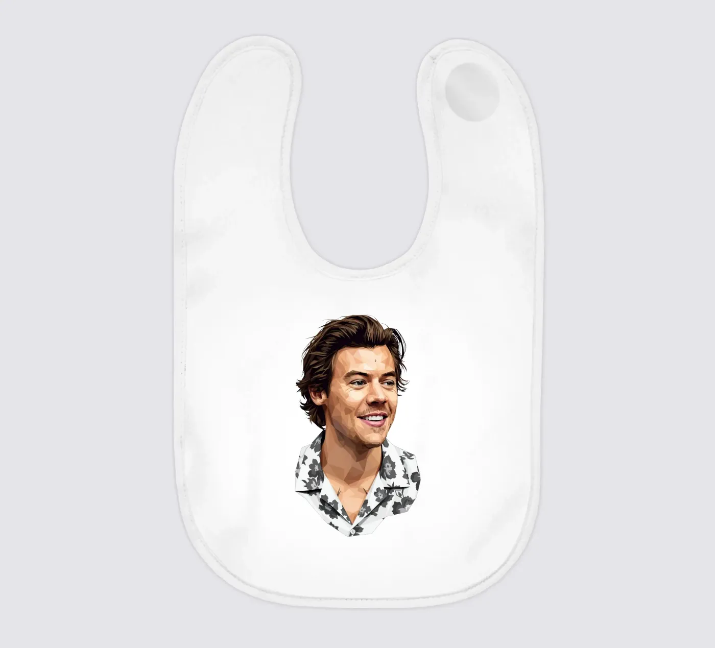 Harry Styles Lowpoly bavaglino da Low Profile