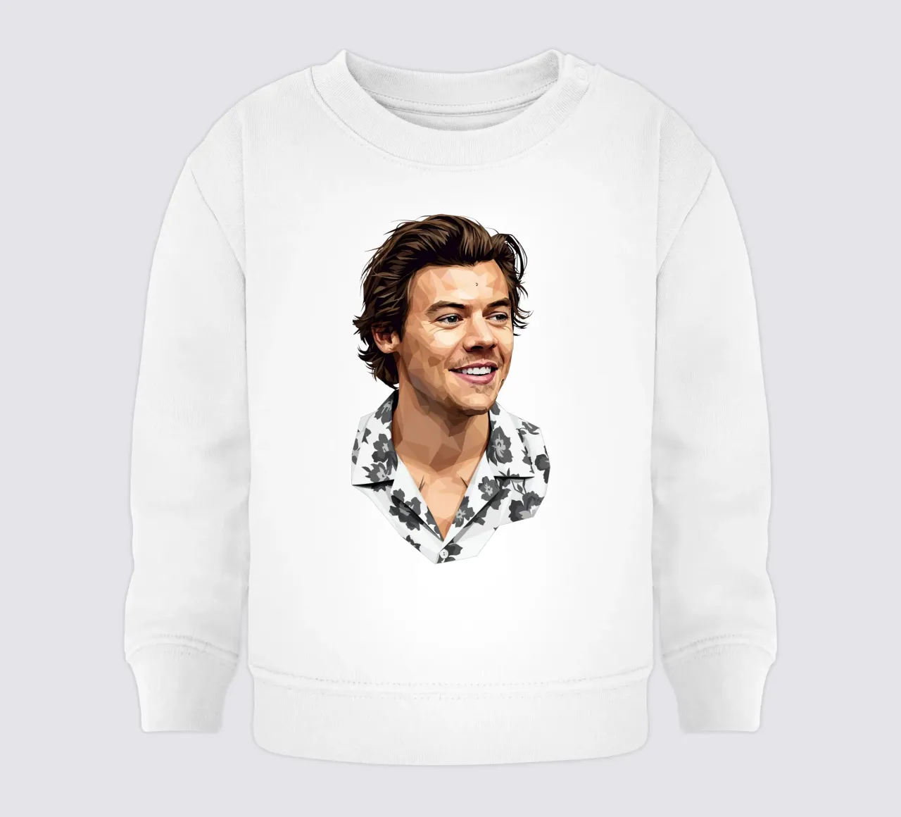 Harry Styles Lowpoly felpa neonato da Low Profile