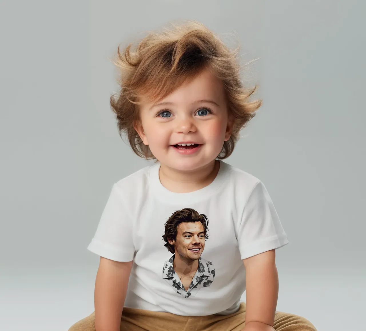 Harry Styles Lowpoly maglietta neonato da Low Profile
