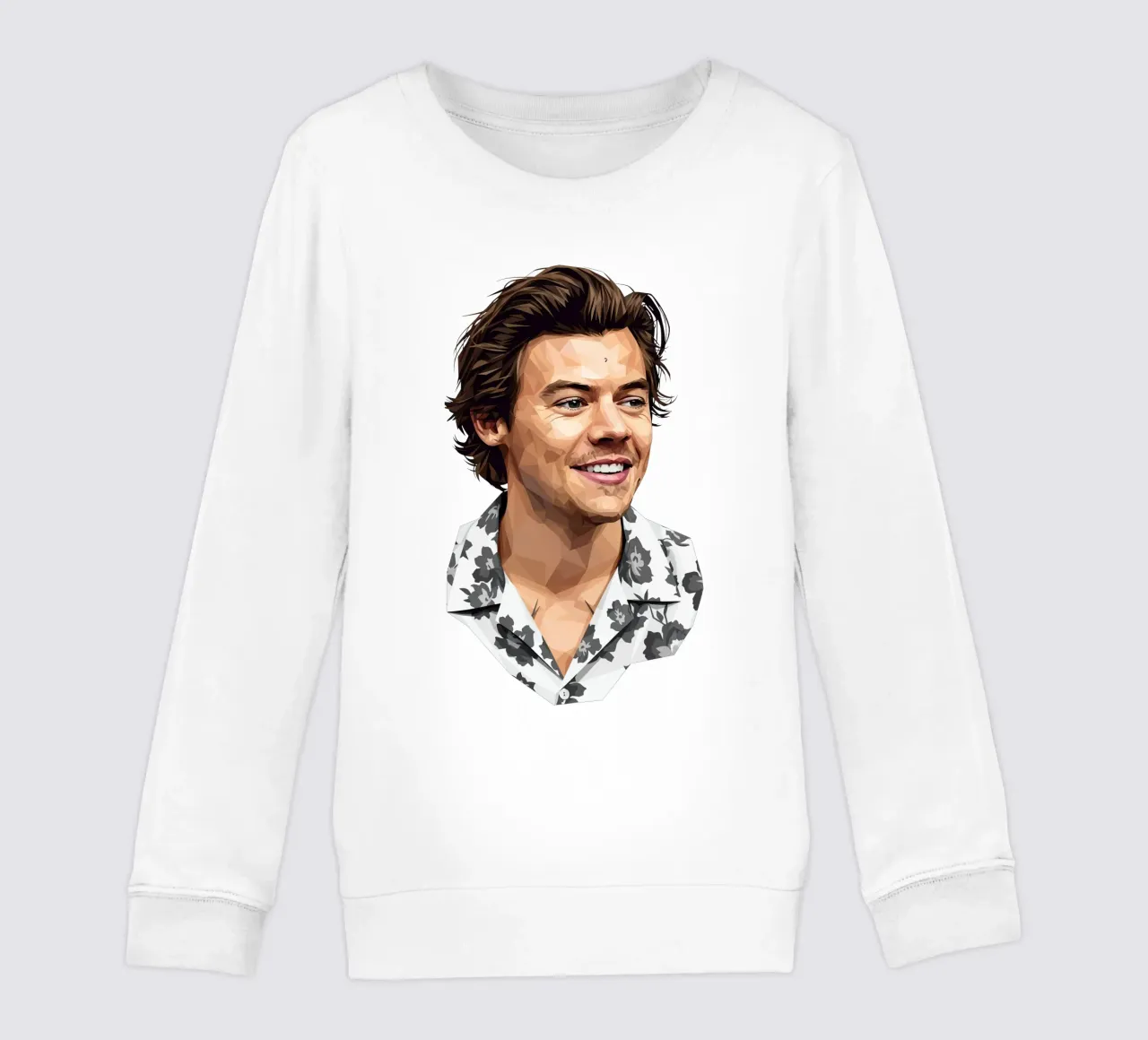 Harry Styles Lowpoly felpa bambino da Low Profile