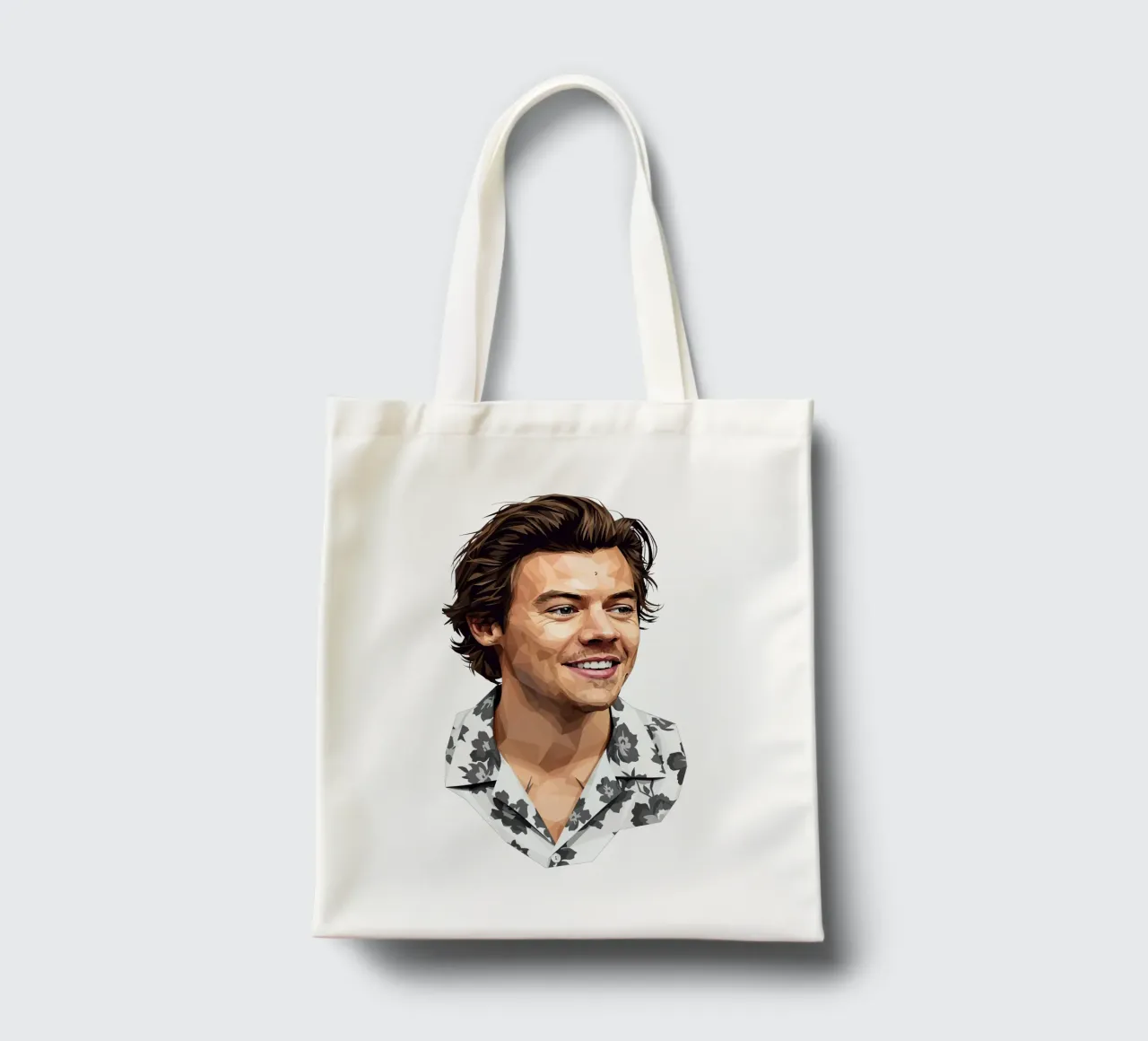 Harry Styles Lowpoly borsa in juta da Low Profile