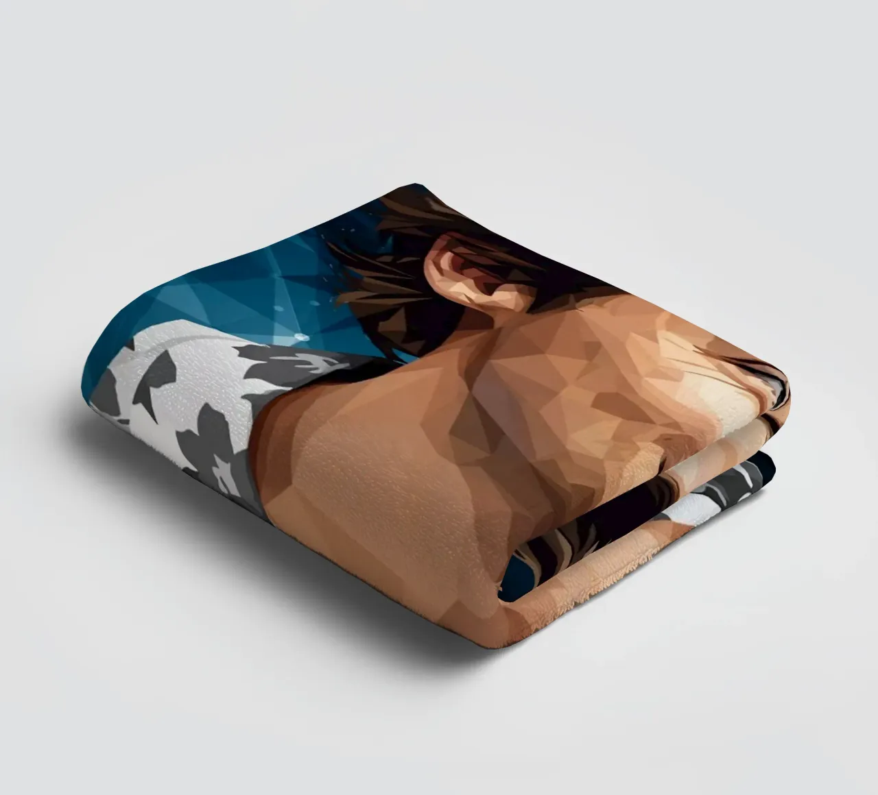 Harry Styles Lowpoly asciugamano da bagno da Low Profile