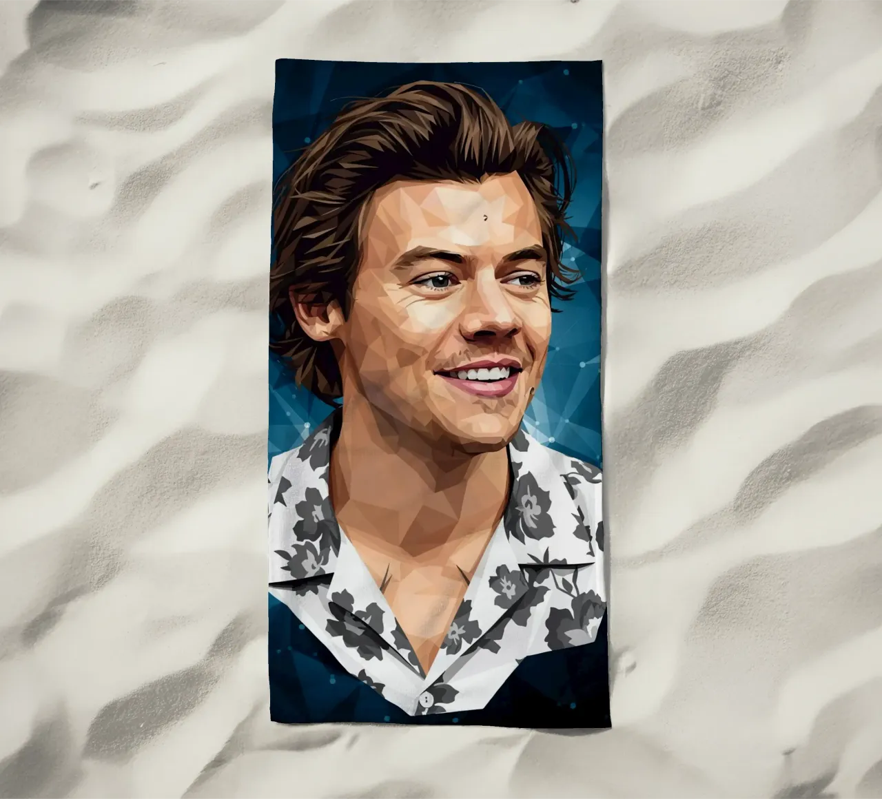 Harry Styles Lowpoly telo mare da Low Profile