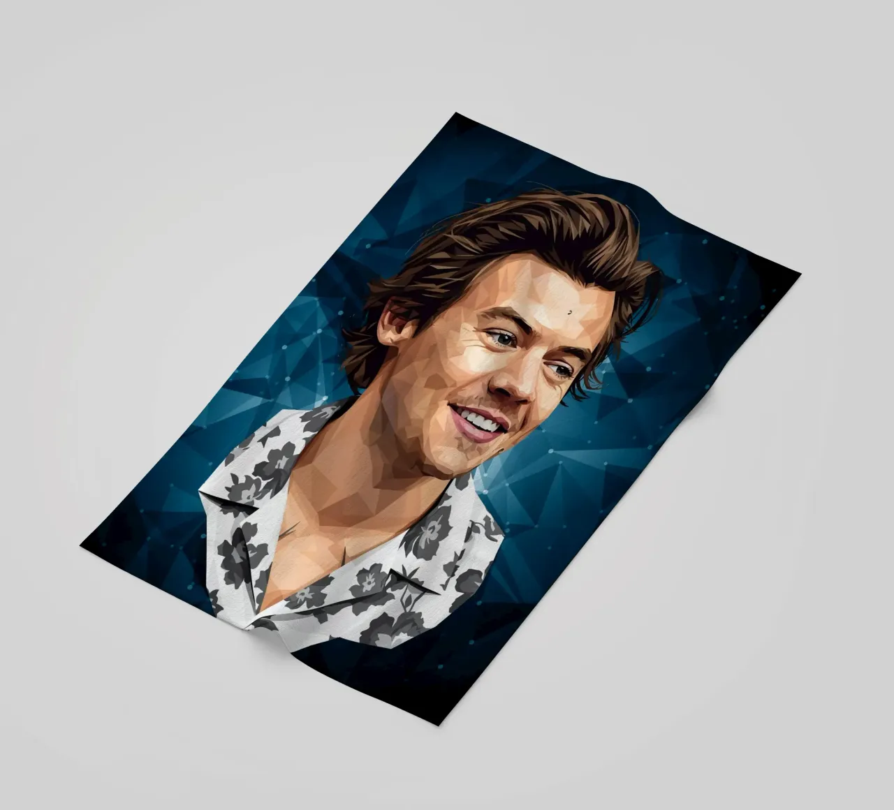 Harry Styles Lowpoly telo mare da Low Profile