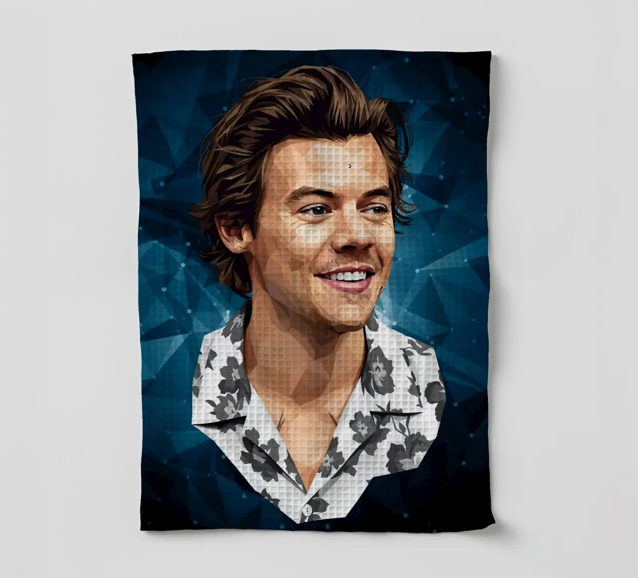 Harry Styles Lowpoly canovaccio da cucina da Low Profile