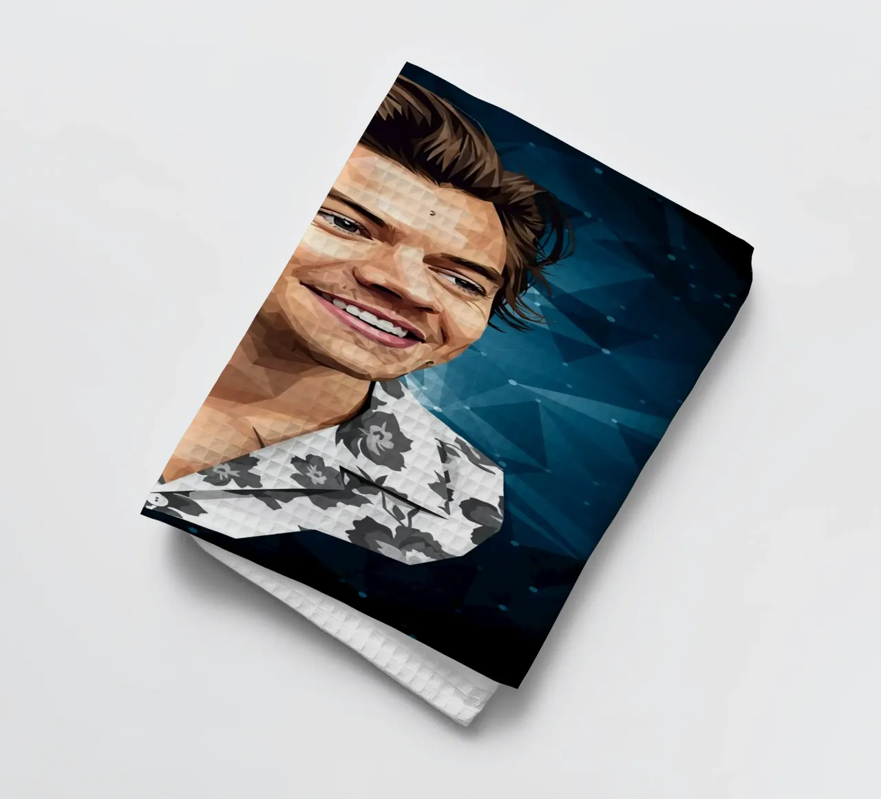 Harry Styles Lowpoly canovaccio da cucina da Low Profile
