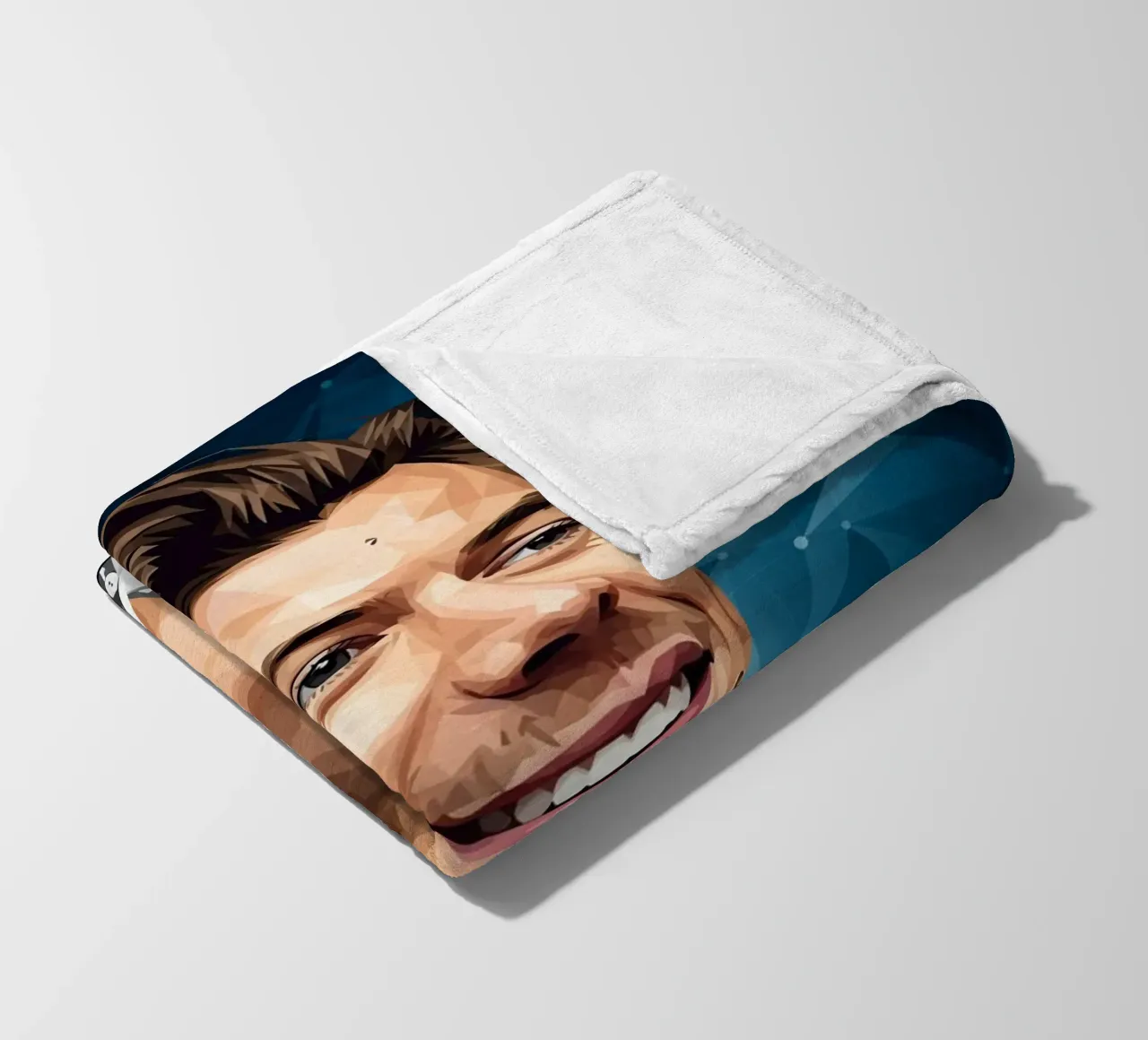 Harry Styles Lowpoly coperta in pile da Low Profile