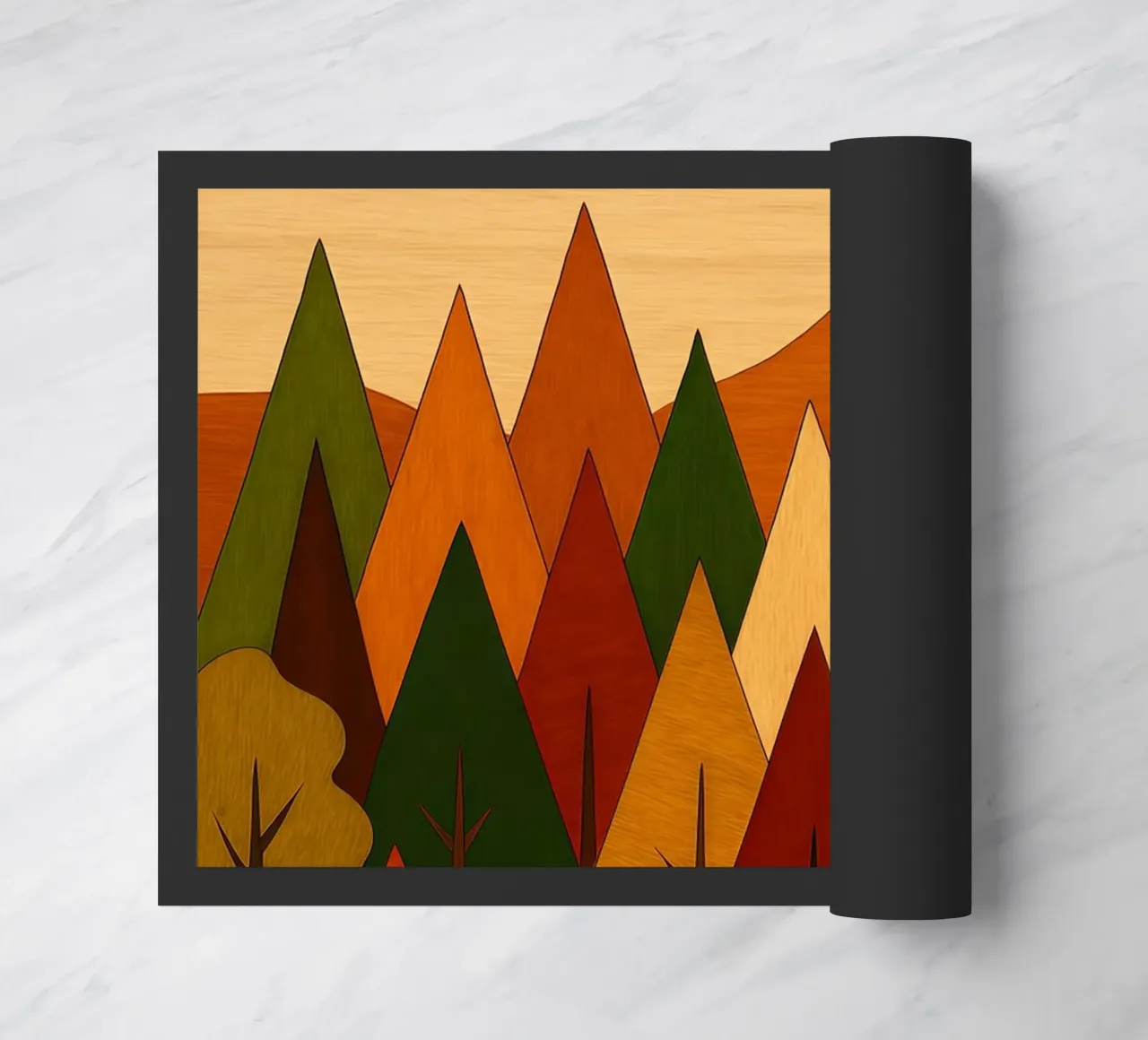Paesaggio forestale d'autunno zerbino da ARTOMATIC
