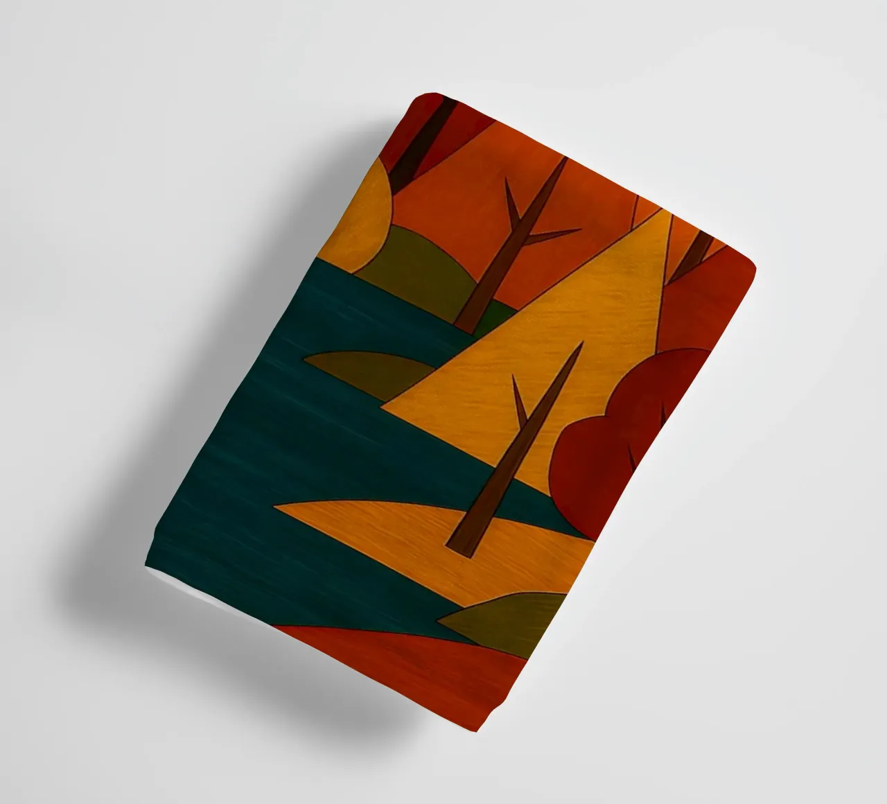 Paesaggio forestale d'autunno asciugamano da bagno da ARTOMATIC