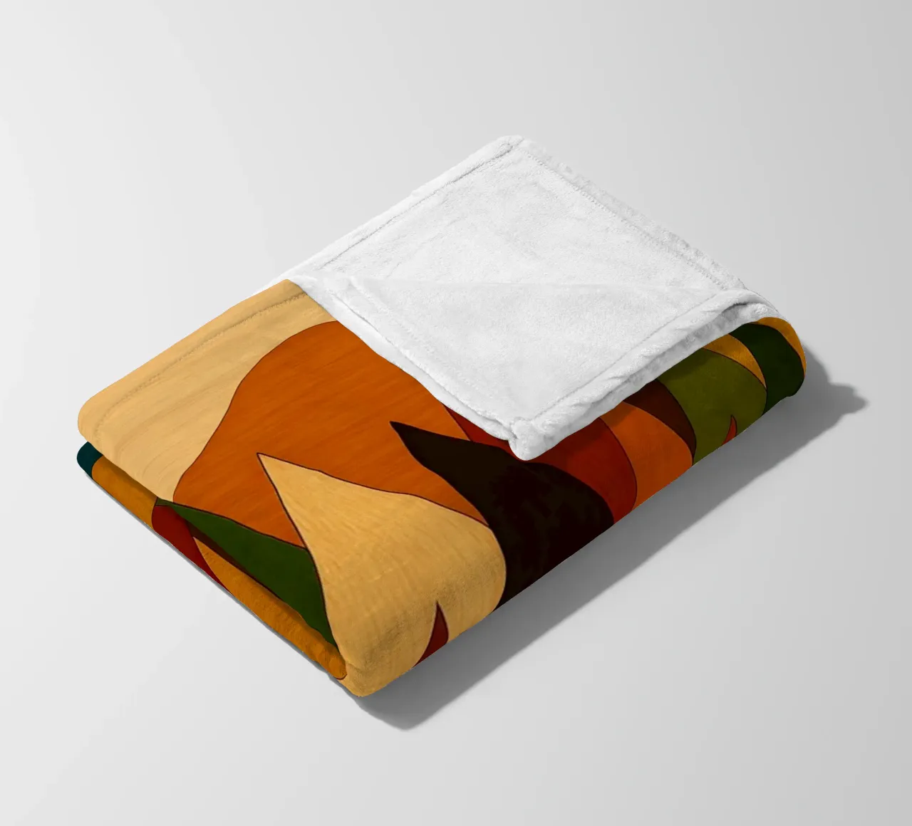 Paesaggio forestale d'autunno coperta in pile da ARTOMATIC
