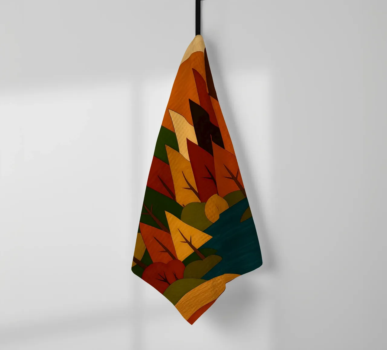 Paesaggio forestale d'autunno canovaccio da cucina da ARTOMATIC