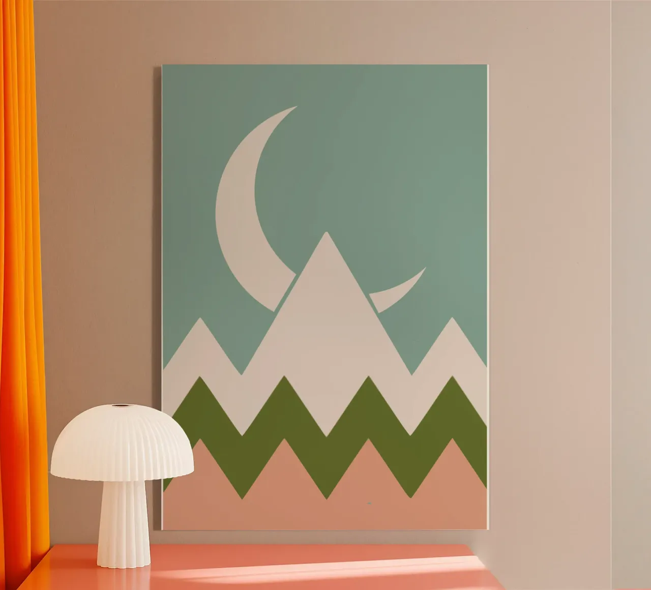 Luna crescente plexiglass da Little Dean