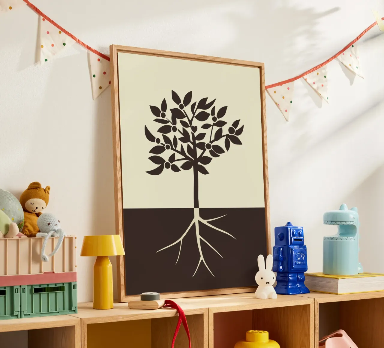 Geworteld acryl van Little Dean