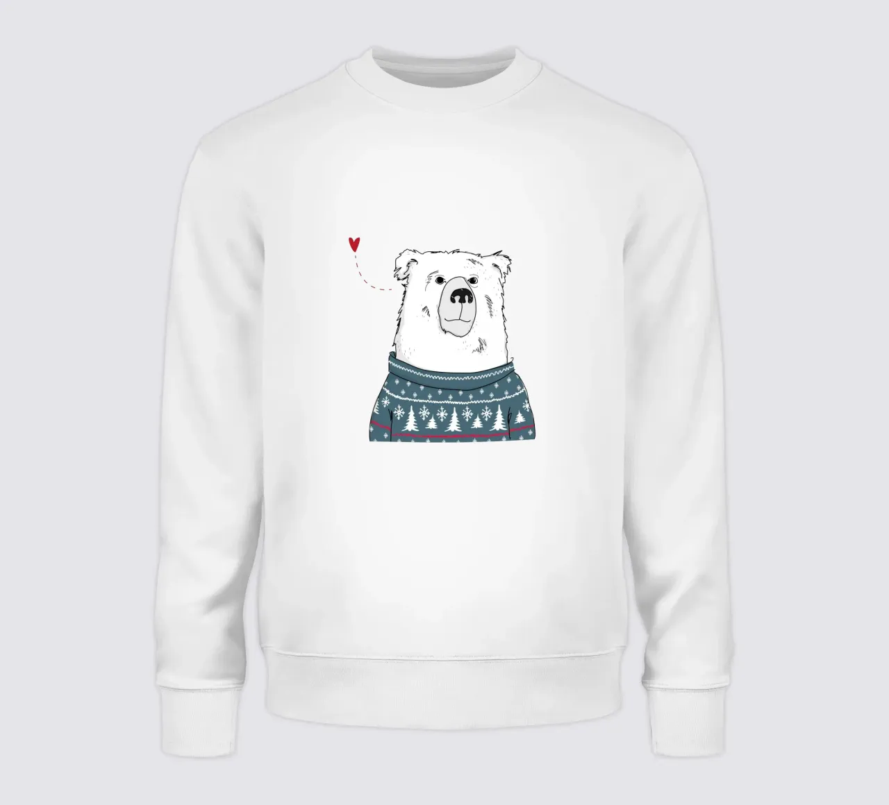 Winter Bear felpa da Christina Heitmann