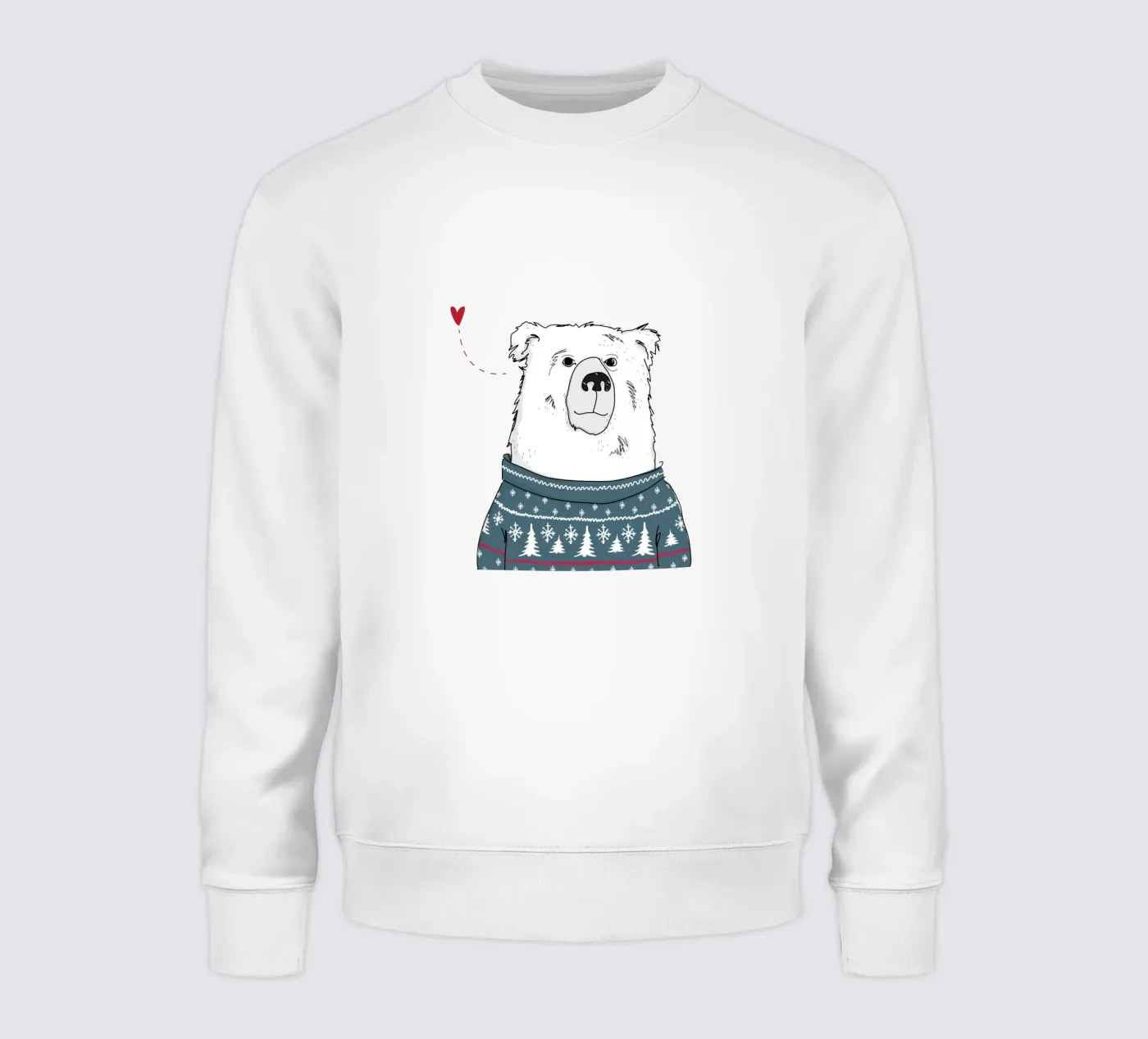 Winter Bear felpa da Christina Heitmann
