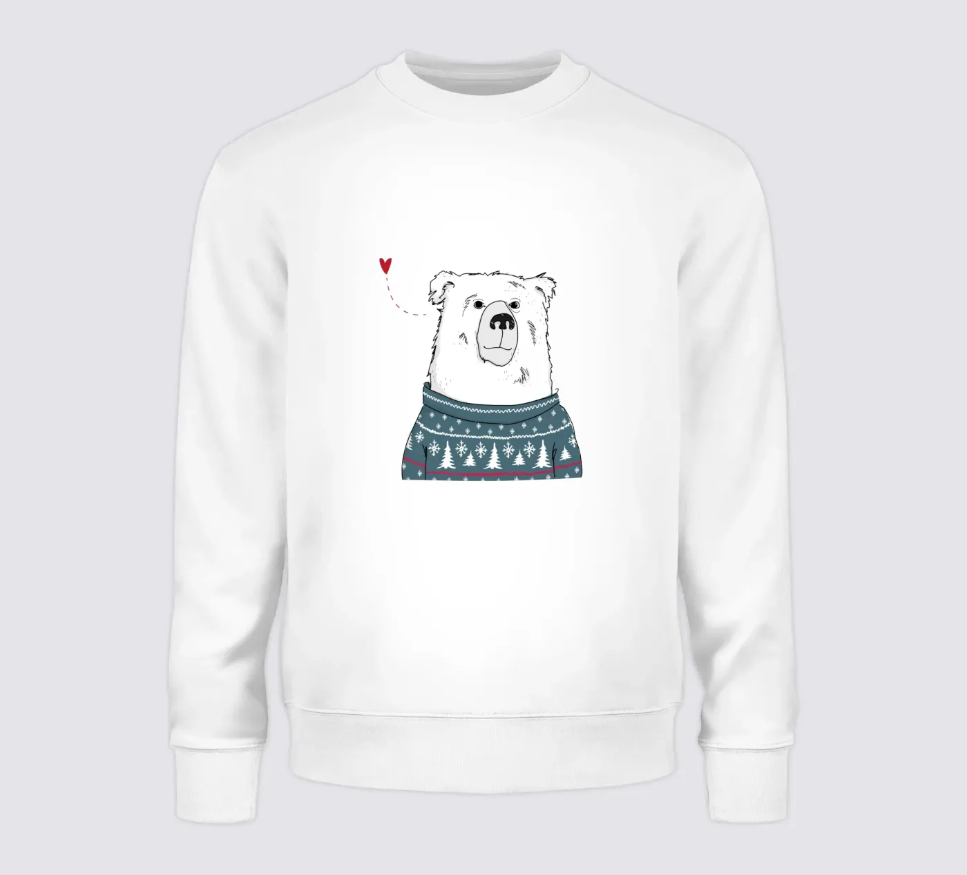 Winter Bear felpa da Christina Heitmann