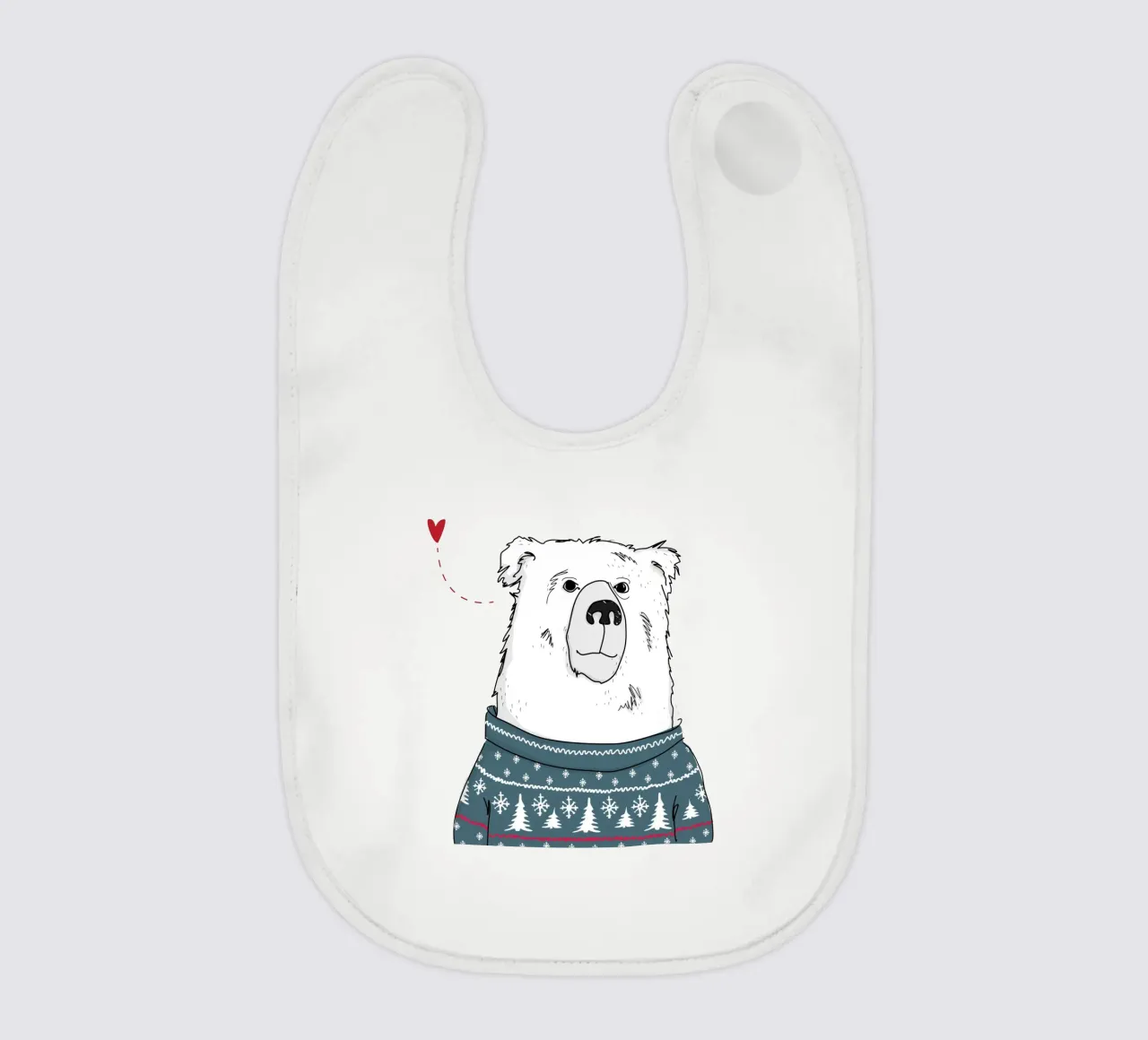 Winter Bear bavaglino da Christina Heitmann