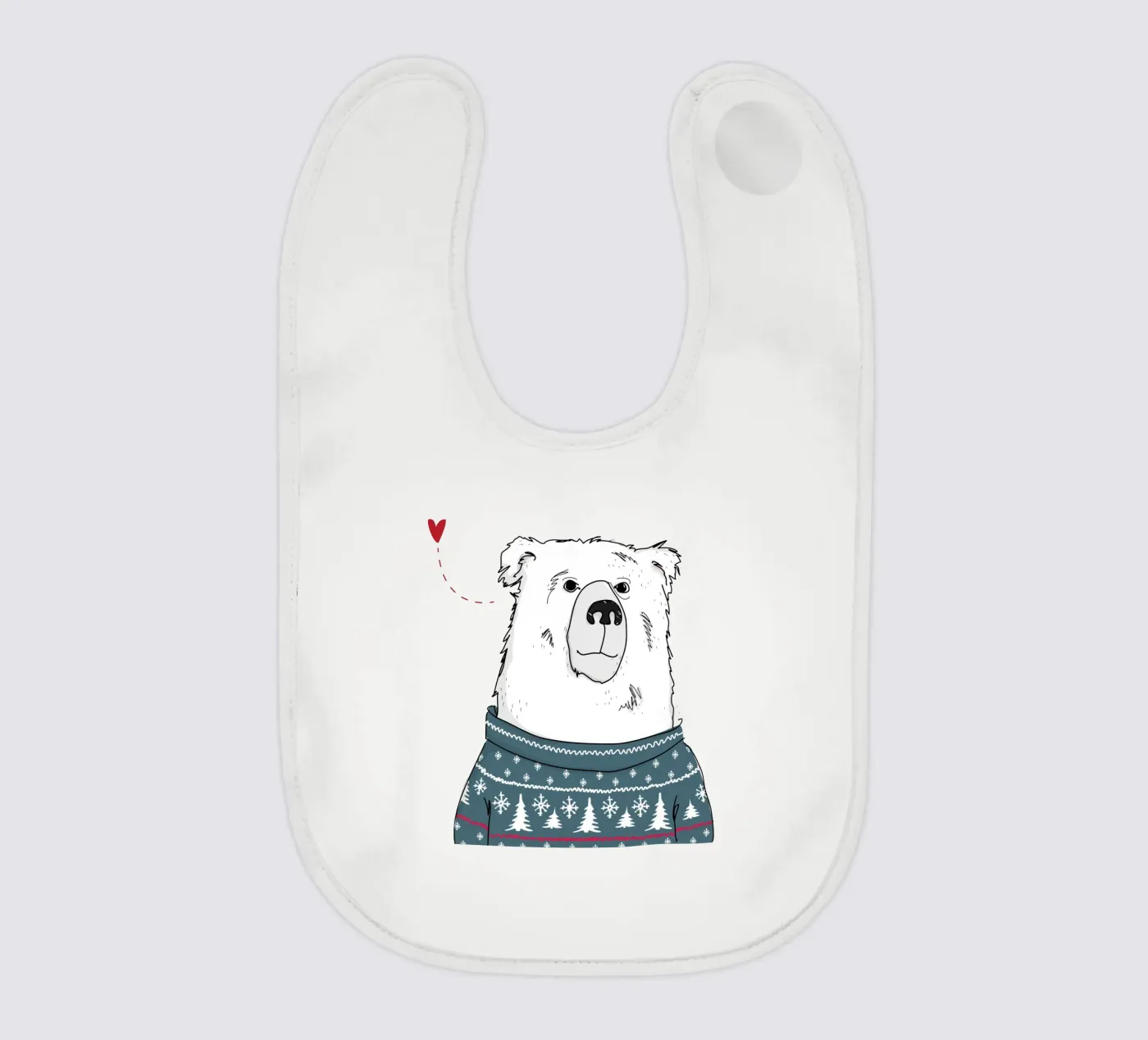 Winter Bear bavaglino da Christina Heitmann