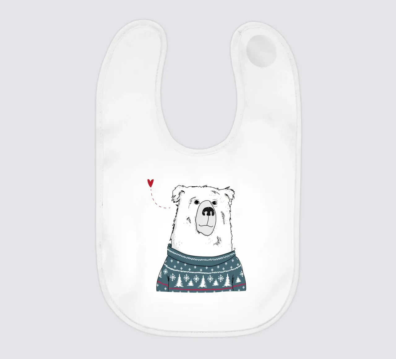 Winter Bear bavaglino da Christina Heitmann