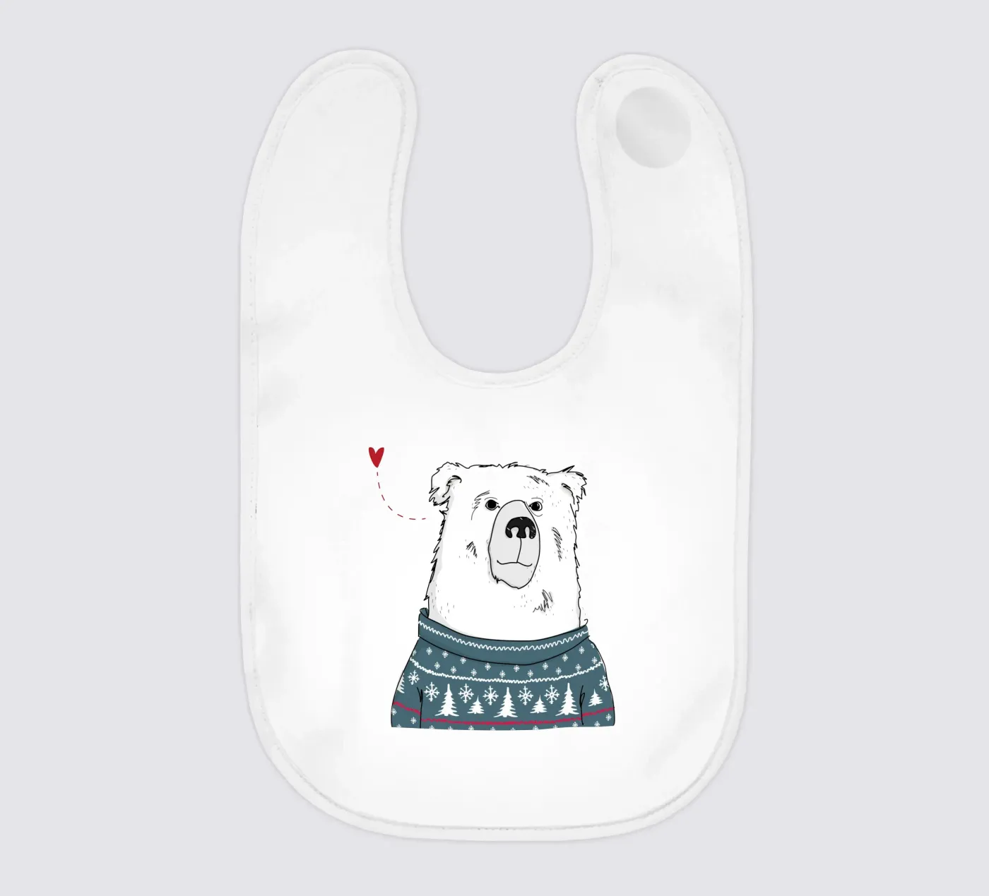 Winter Bear bavaglino da Christina Heitmann