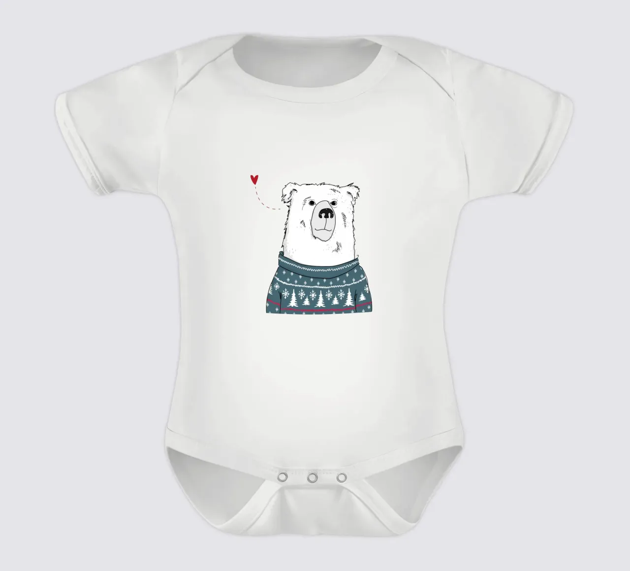 Winter Bear body bébé de Christina Heitmann