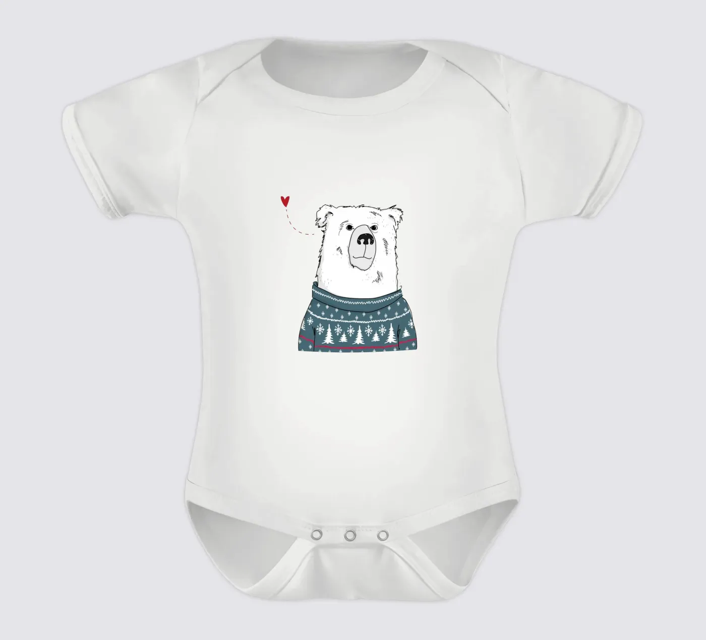 Winter Bear body bébé de Christina Heitmann