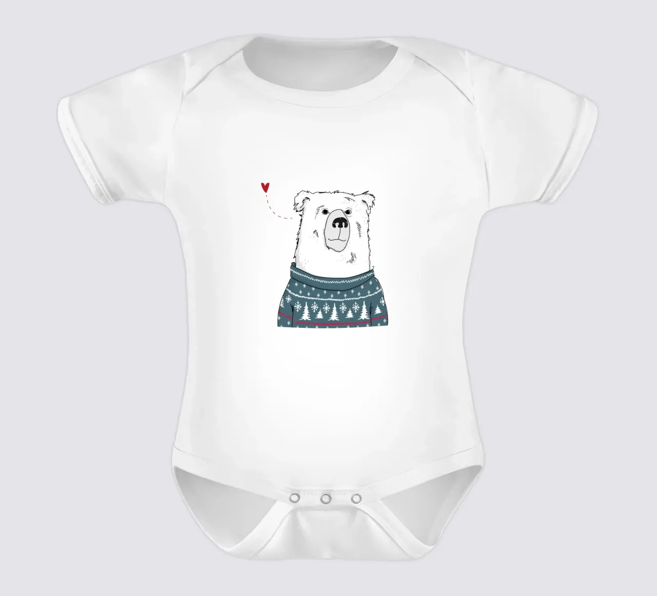 Winter Bear body bébé de Christina Heitmann