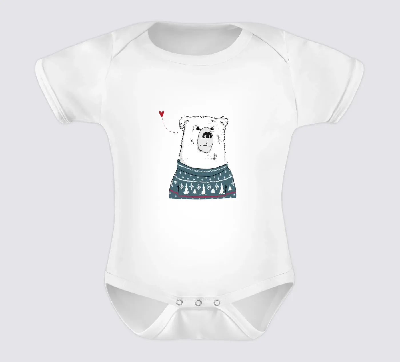 Winter Bear body bébé de Christina Heitmann