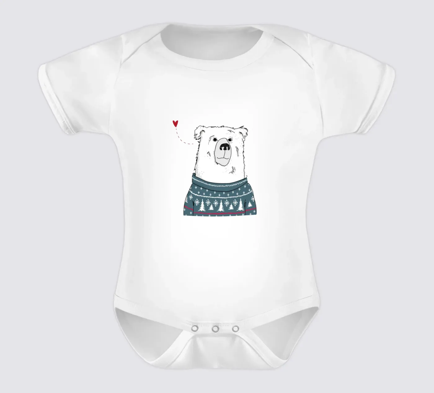 Winter Bear body bébé de Christina Heitmann