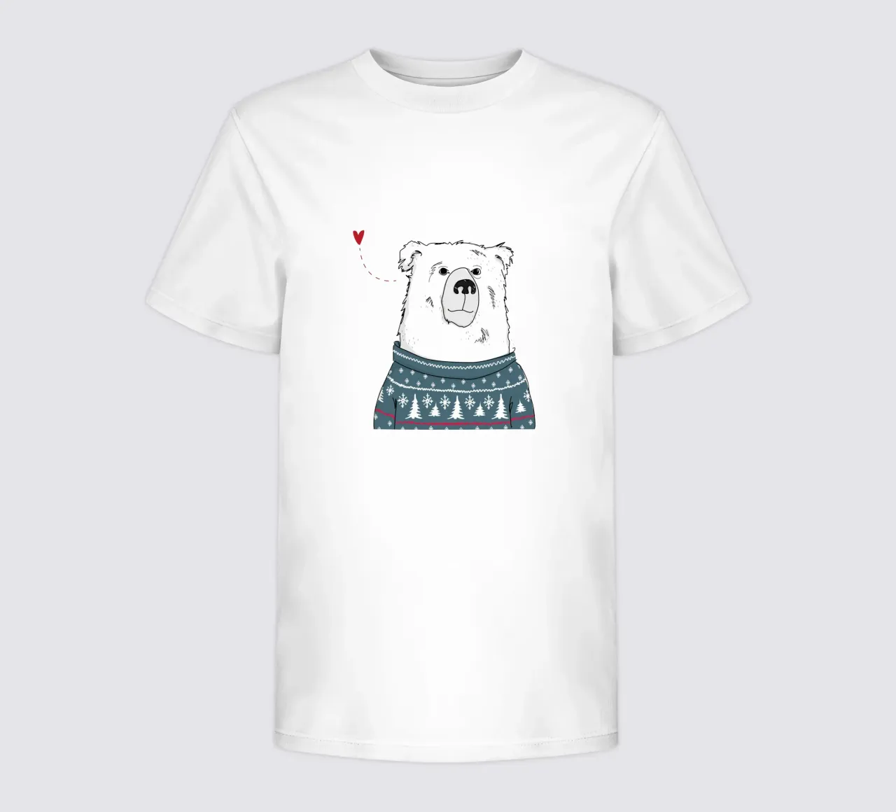 Winter Bear t-shirt bambini da Christina Heitmann