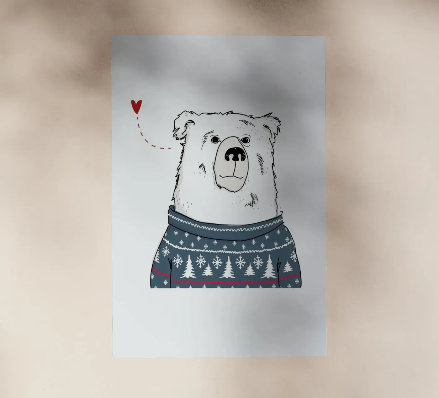 Winter Bear backlit film by Christina Heitmann