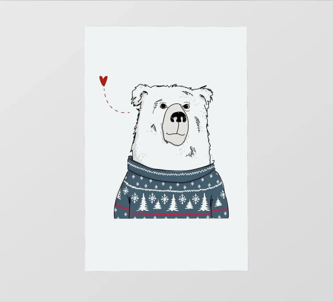 Winter Bear pellicola backlit da Christina Heitmann