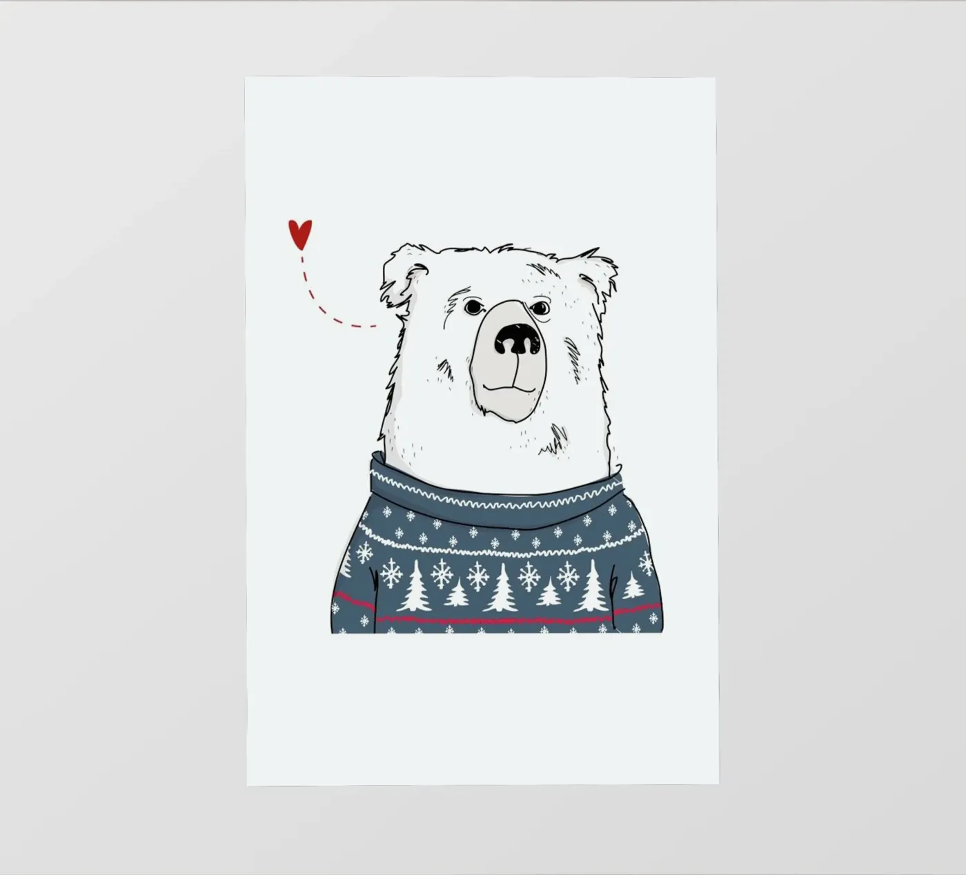 Winter Bear backlit film by Christina Heitmann