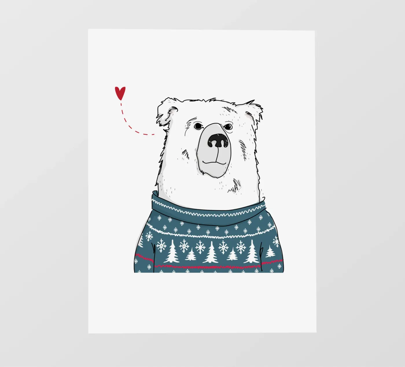 Winter Bear photo wallpaper by Christina Heitmann