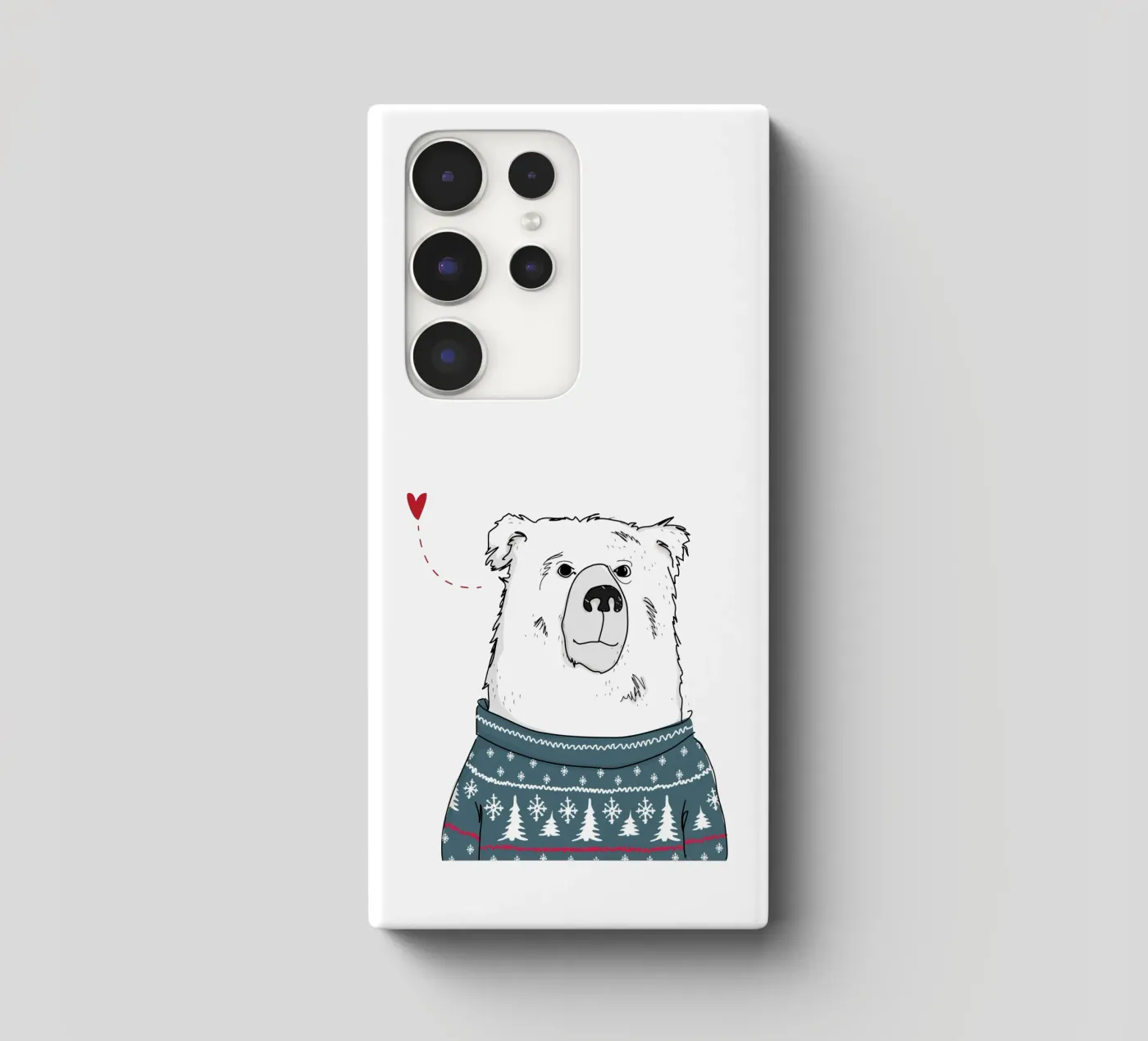 Winter Bear cover samsung da Christina Heitmann