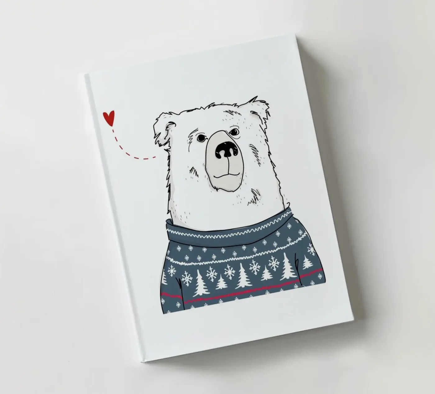 Winter Bear notebook by Christina Heitmann