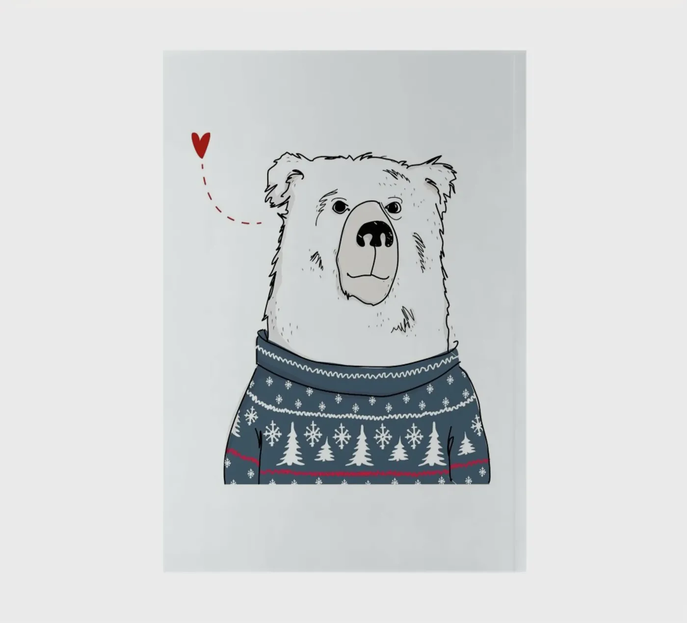 Winter Bear notebook by Christina Heitmann