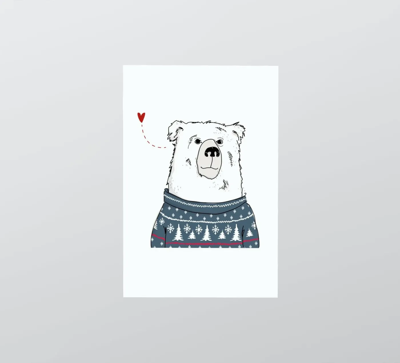 Winter Bear adesivo da Christina Heitmann