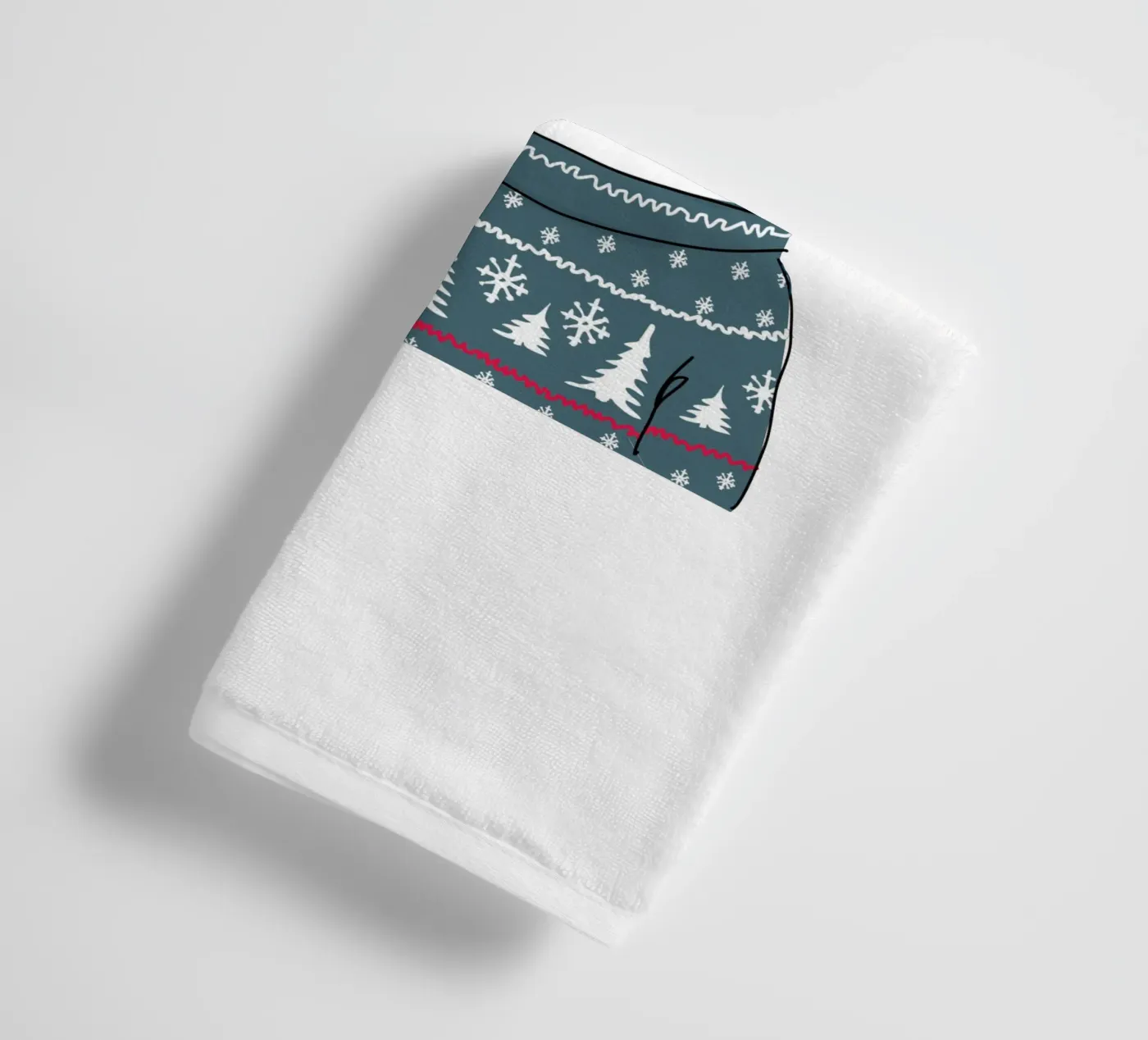 Winter Bear badhanddoek van Christina Heitmann