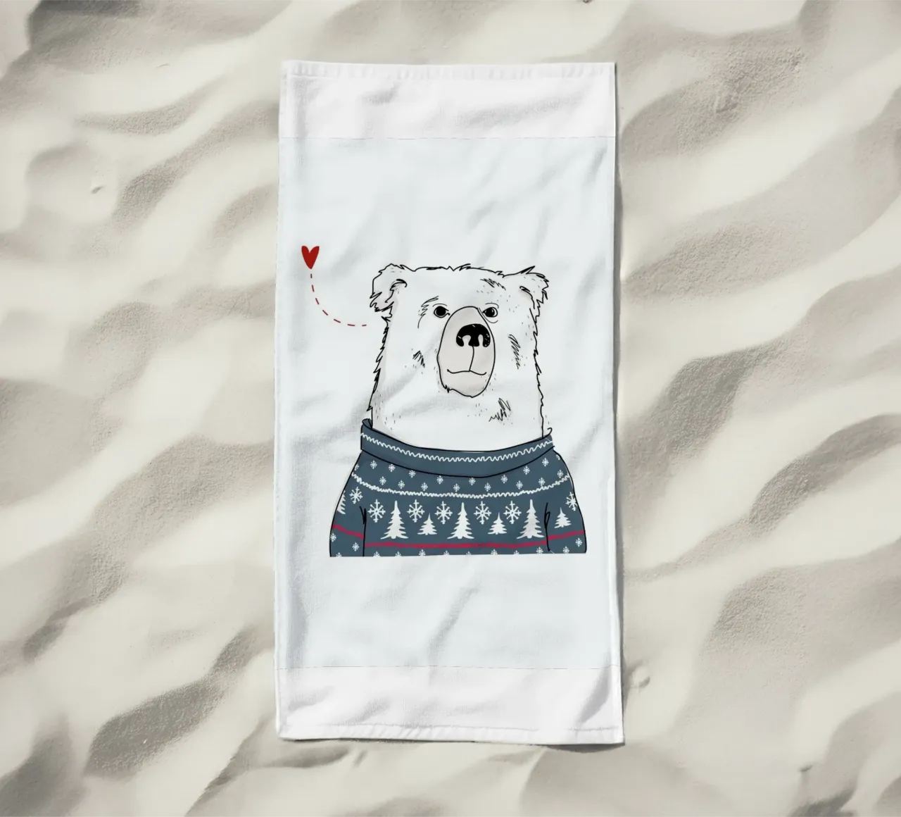 Winter Bear telo mare da Christina Heitmann