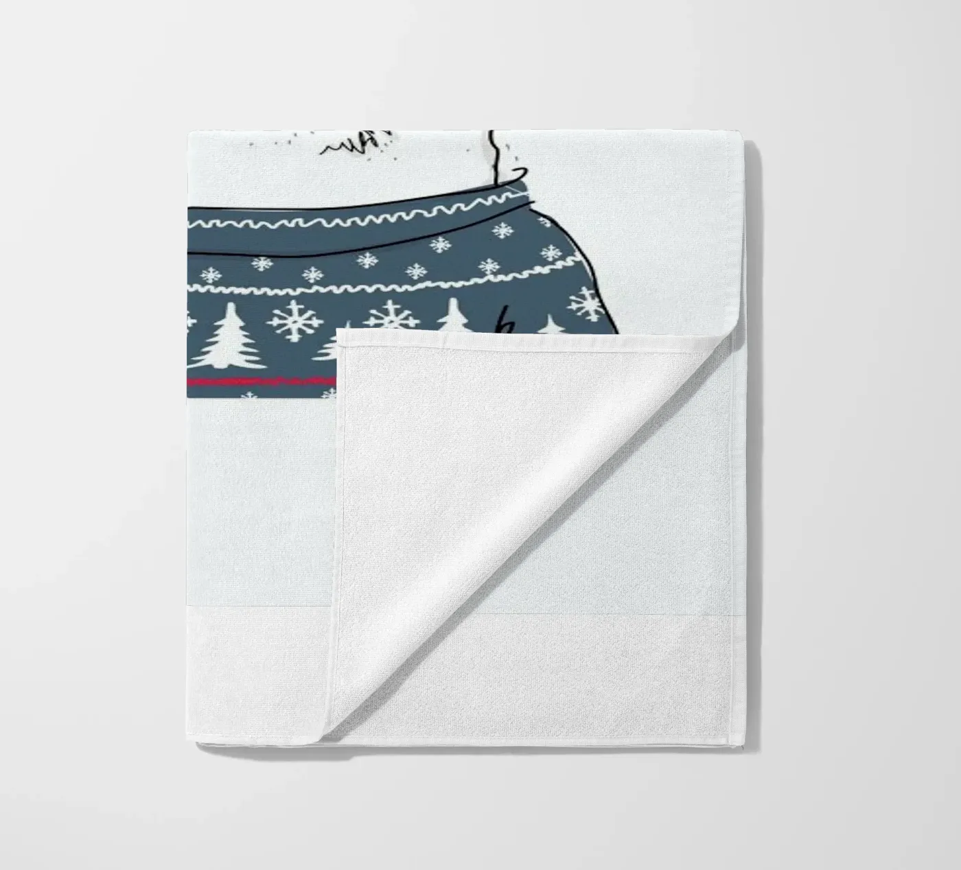 Winter Bear strandhanddoek van Christina Heitmann