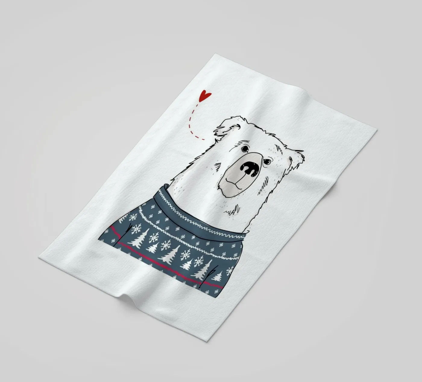 Winter Bear telo mare da Christina Heitmann