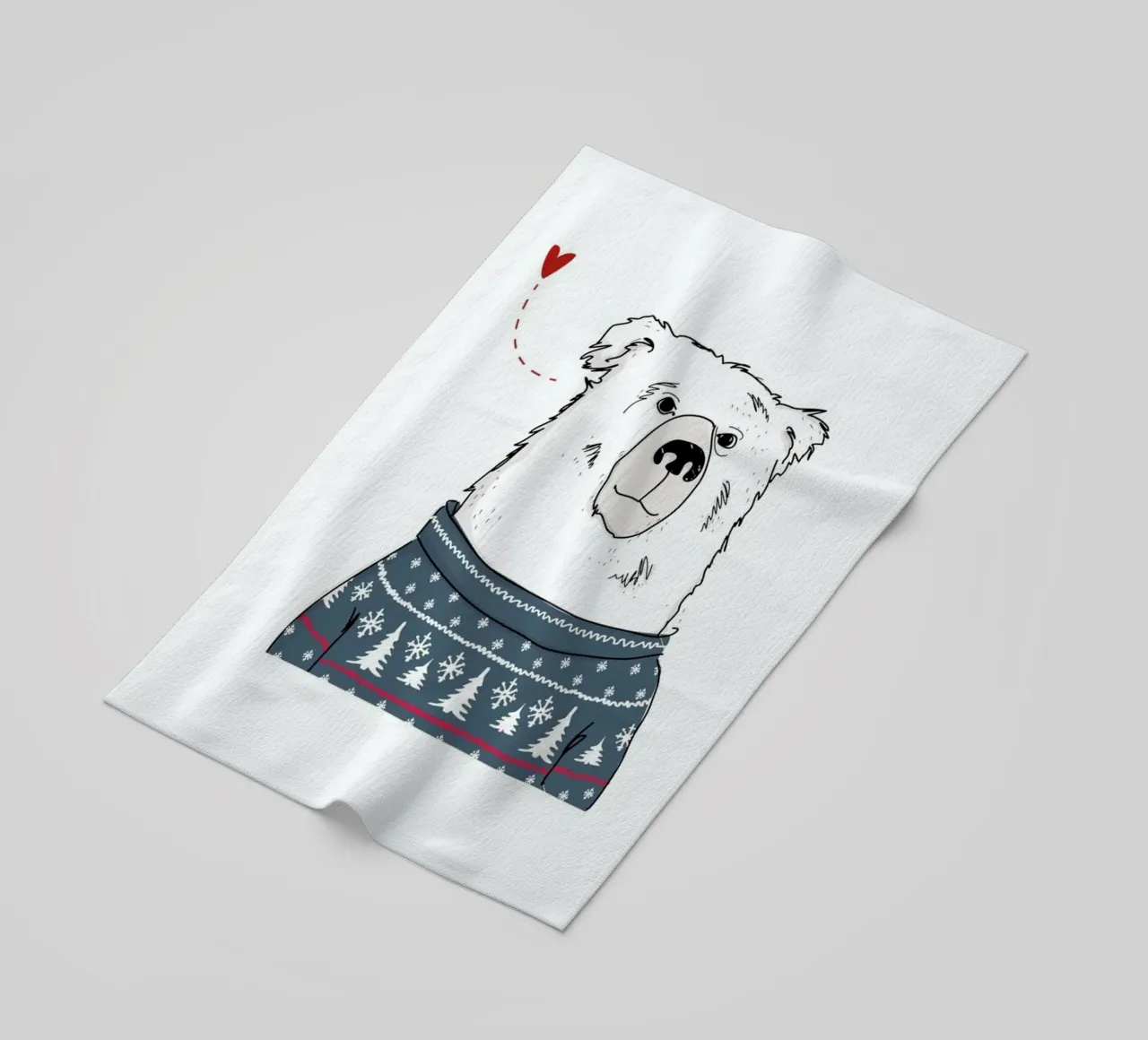 Winter Bear telo mare da Christina Heitmann