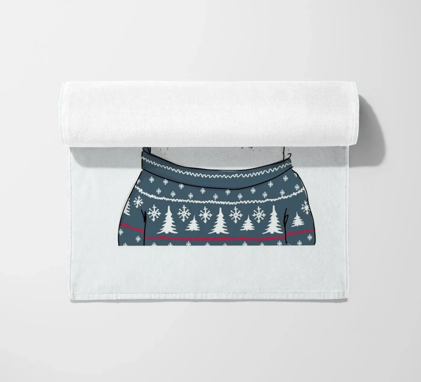 Winter Bear strandhanddoek van Christina Heitmann