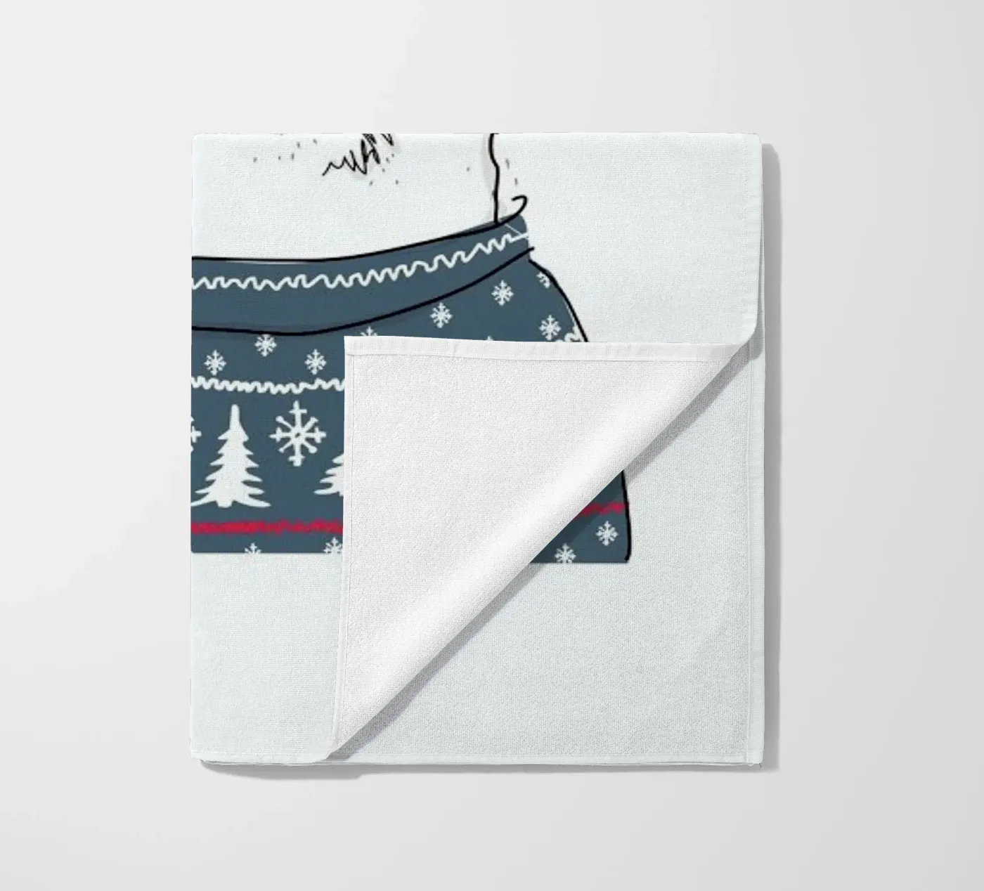 Winter Bear strandhanddoek van Christina Heitmann