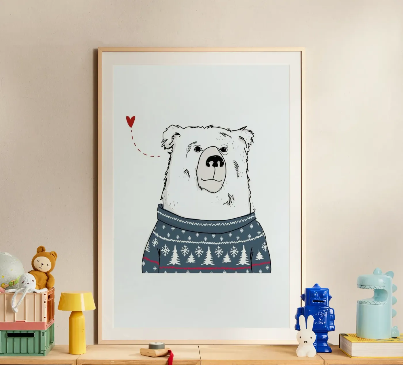 Winter Bear poster da Christina Heitmann