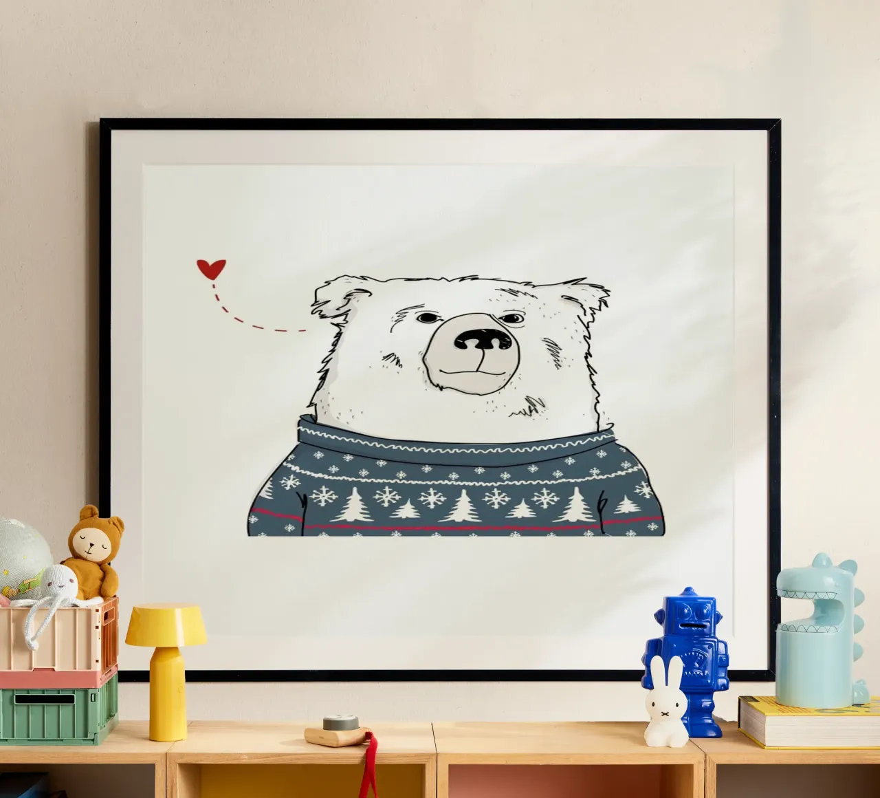 Winter Bear poster da Christina Heitmann