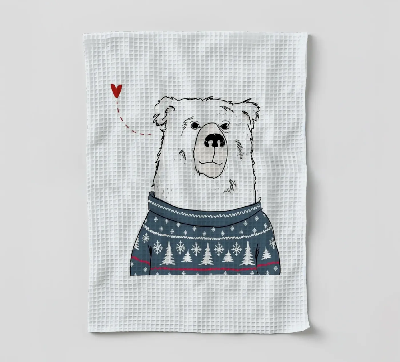 Winter Bear torchon de Christina Heitmann