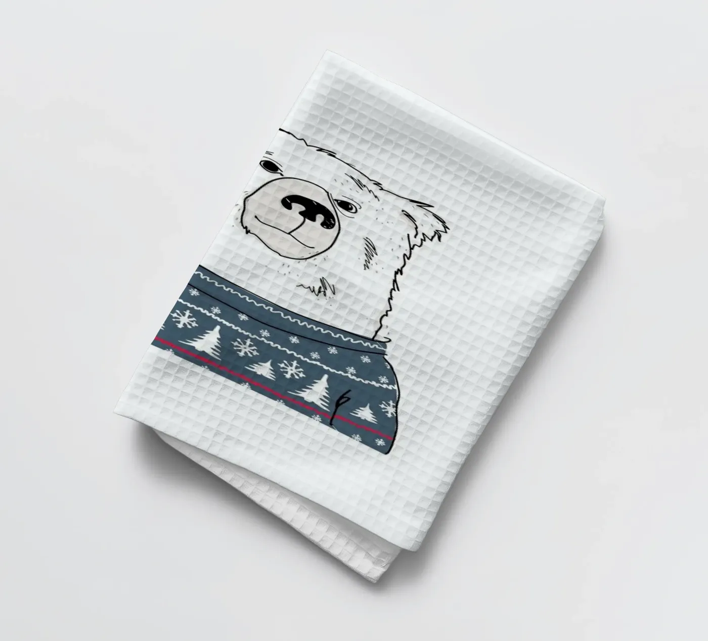 Winter Bear torchon de Christina Heitmann