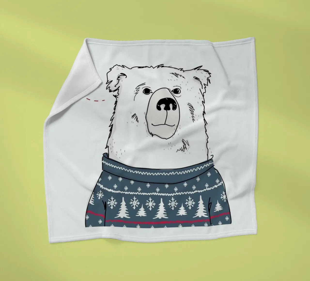 Winter Bear Fleecedecke von Christina Heitmann
